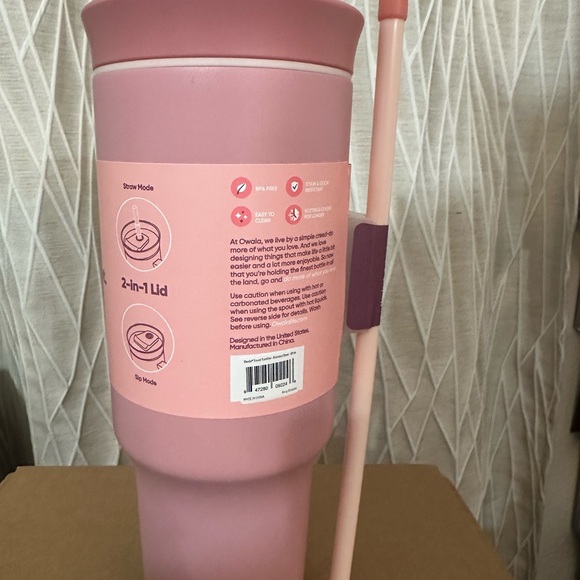 OWALA ROSY DREAMS TUMBLER 40oz - Picture 2 of 5